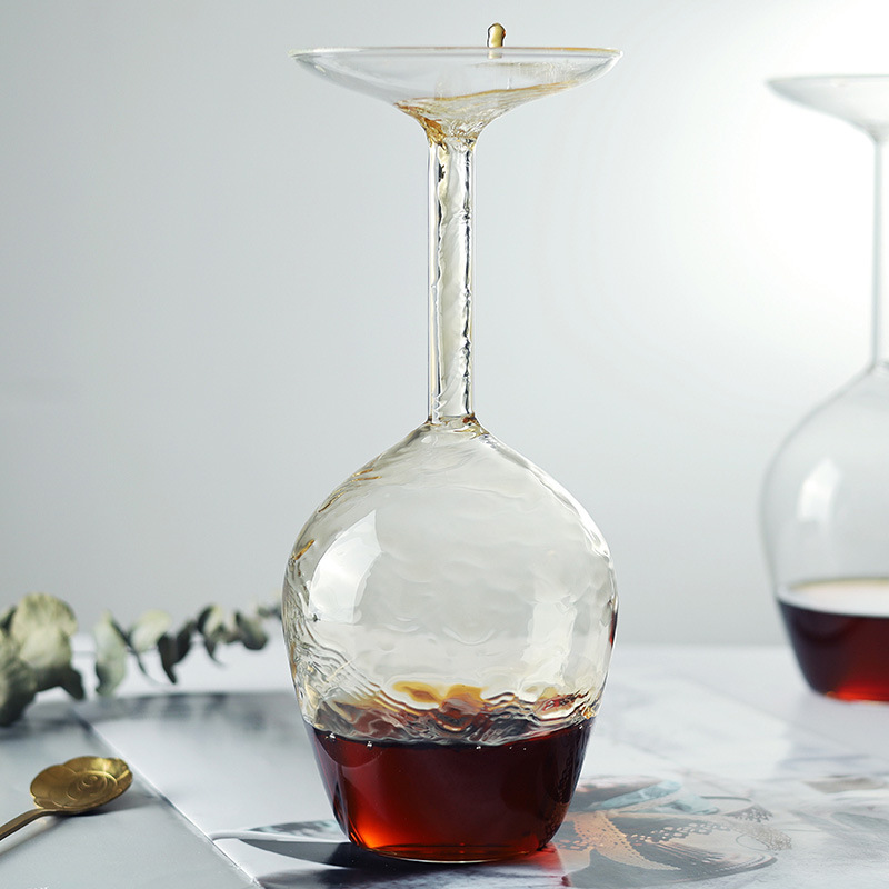 🍷Upside Down Wine Glass
