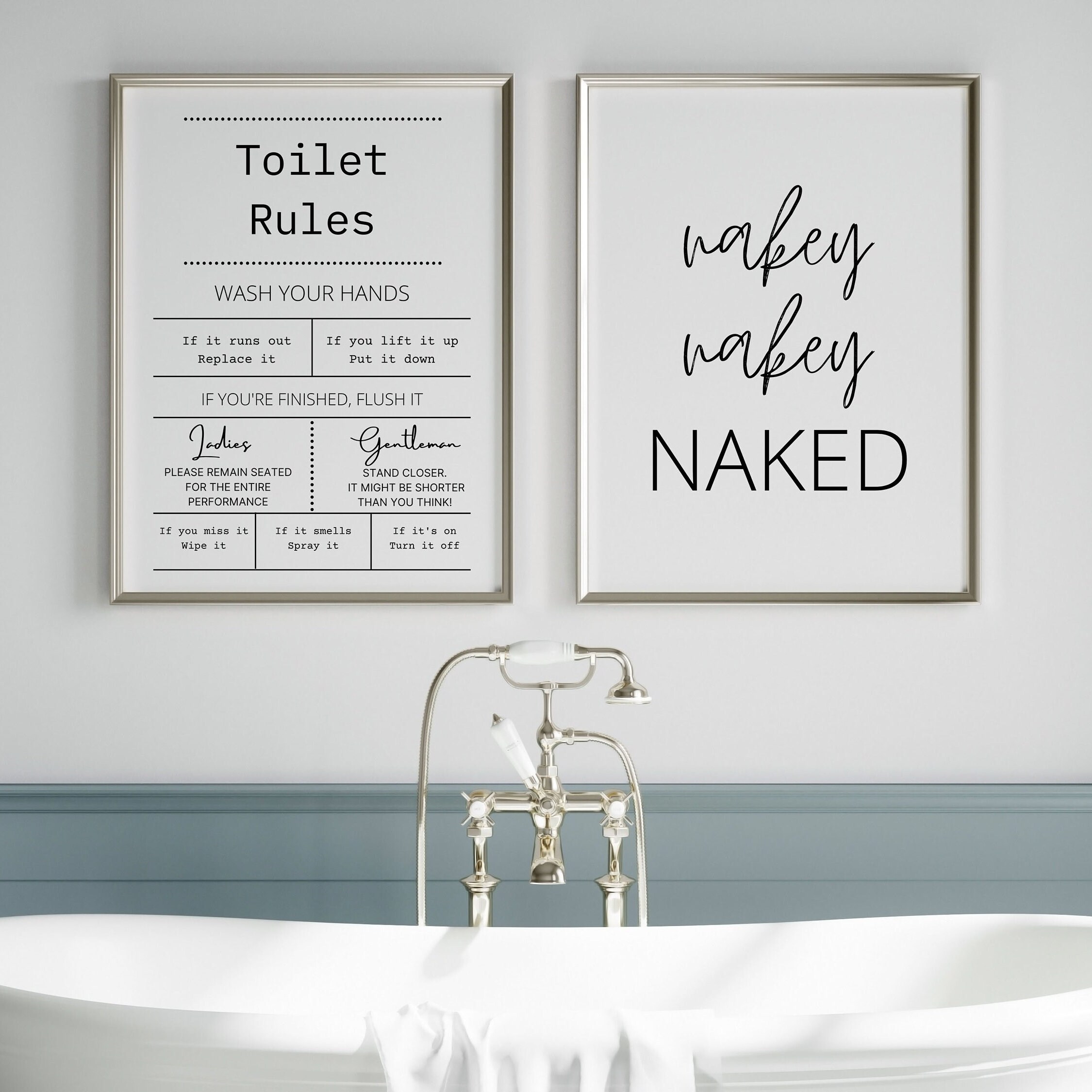 🛁Funny Bathroom Print
