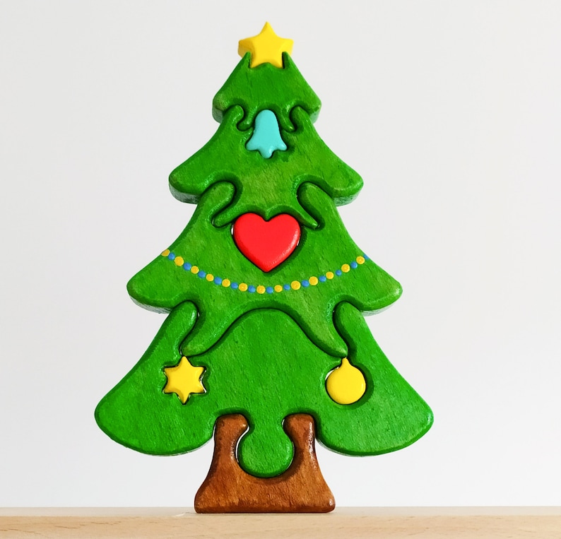 🌲Wooden Christmas Tree Puzzle🧩