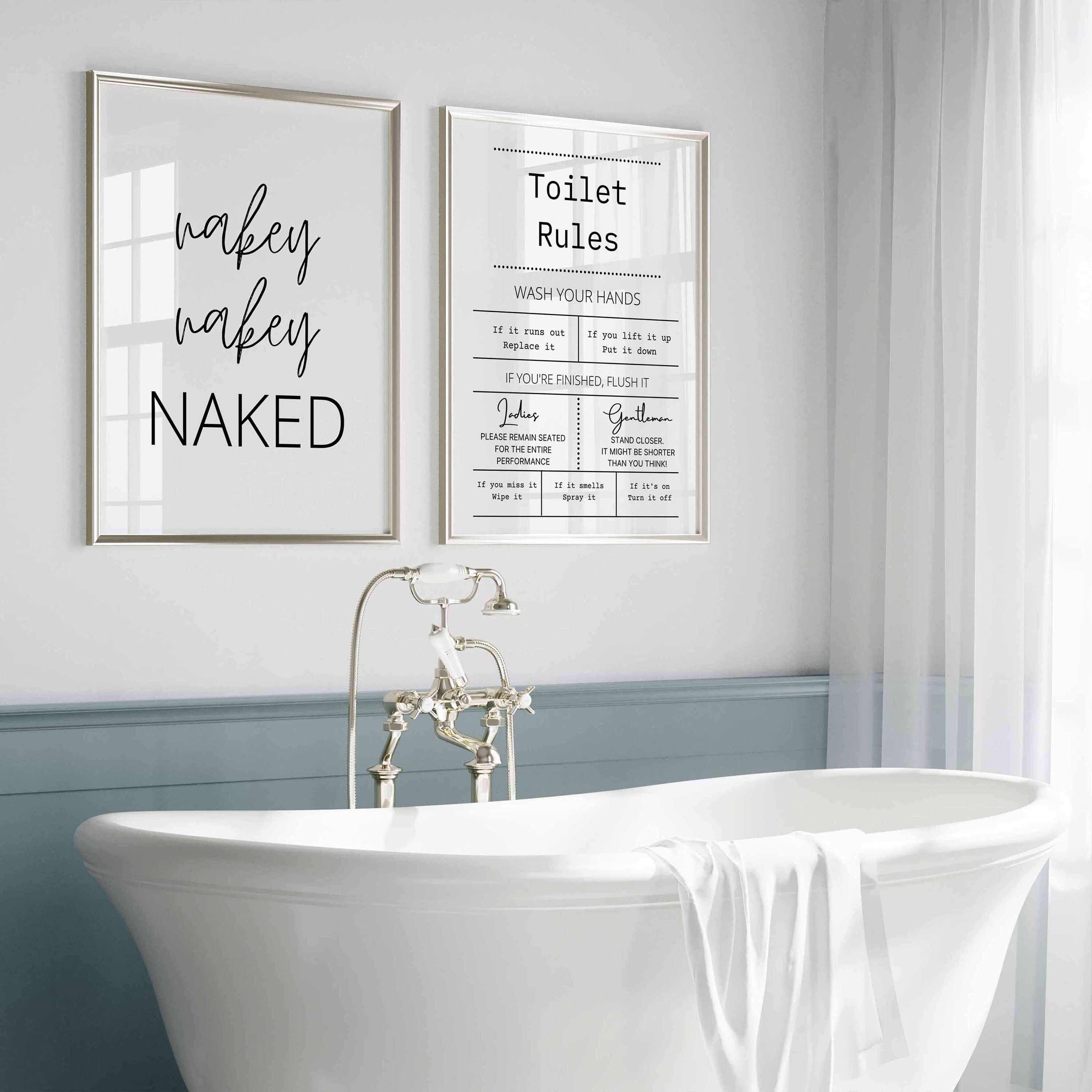 🛁Funny Bathroom Print