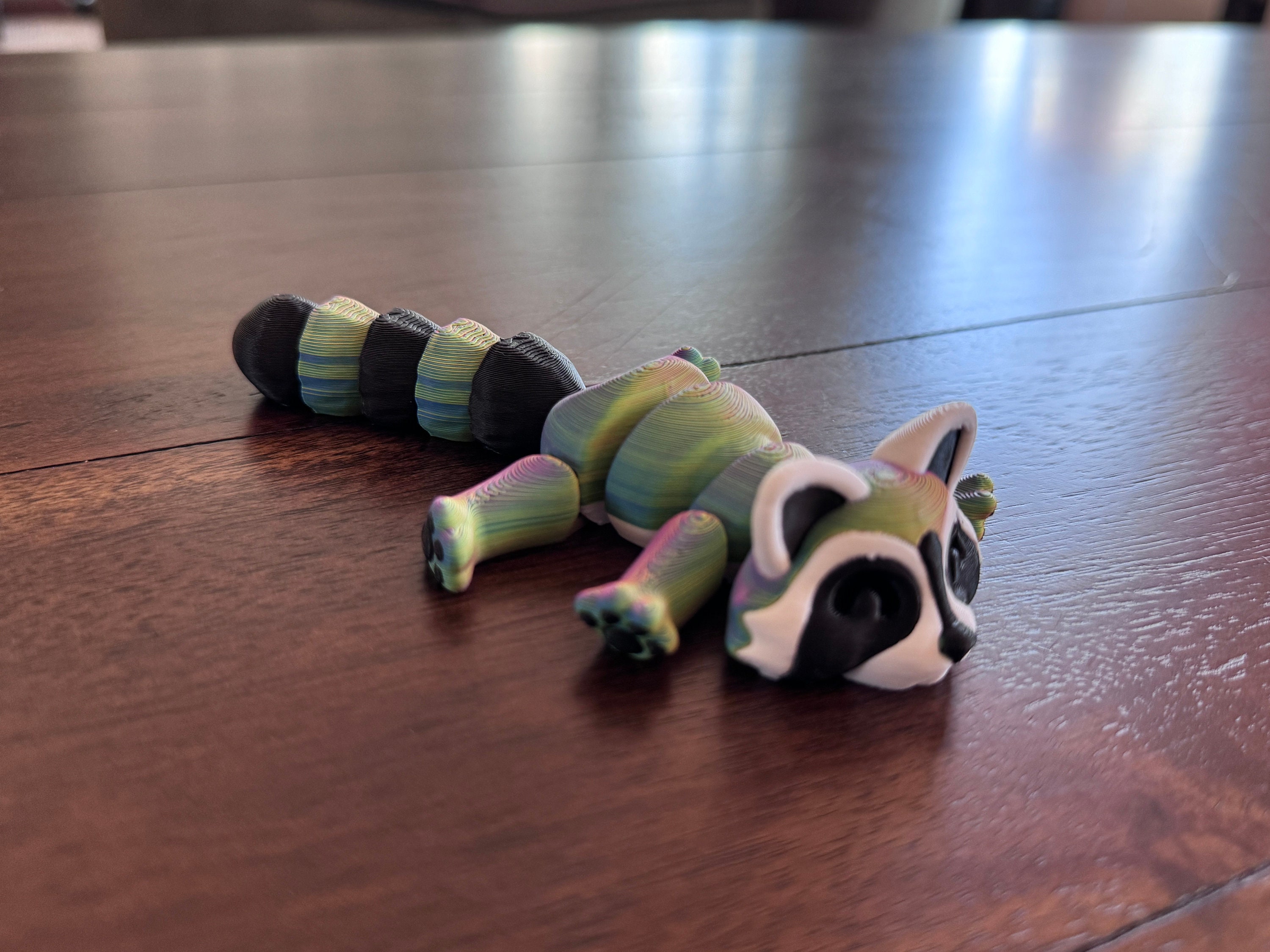 🦝3D Printed Raccoon Fidget