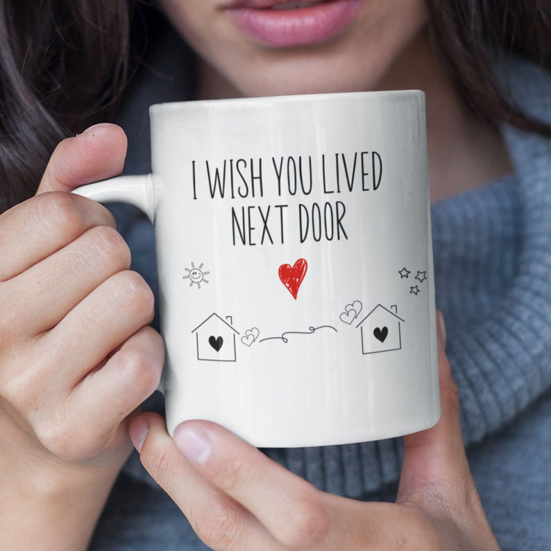 Long Distance Friendship, Moving Away Present Tea Mug