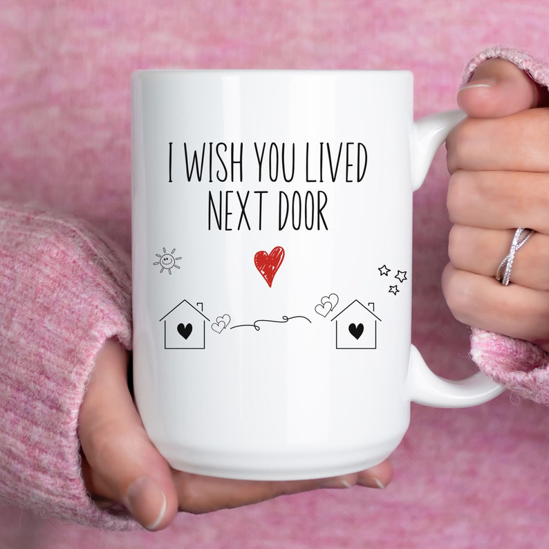 Long Distance Friendship, Moving Away Present Tea Mug