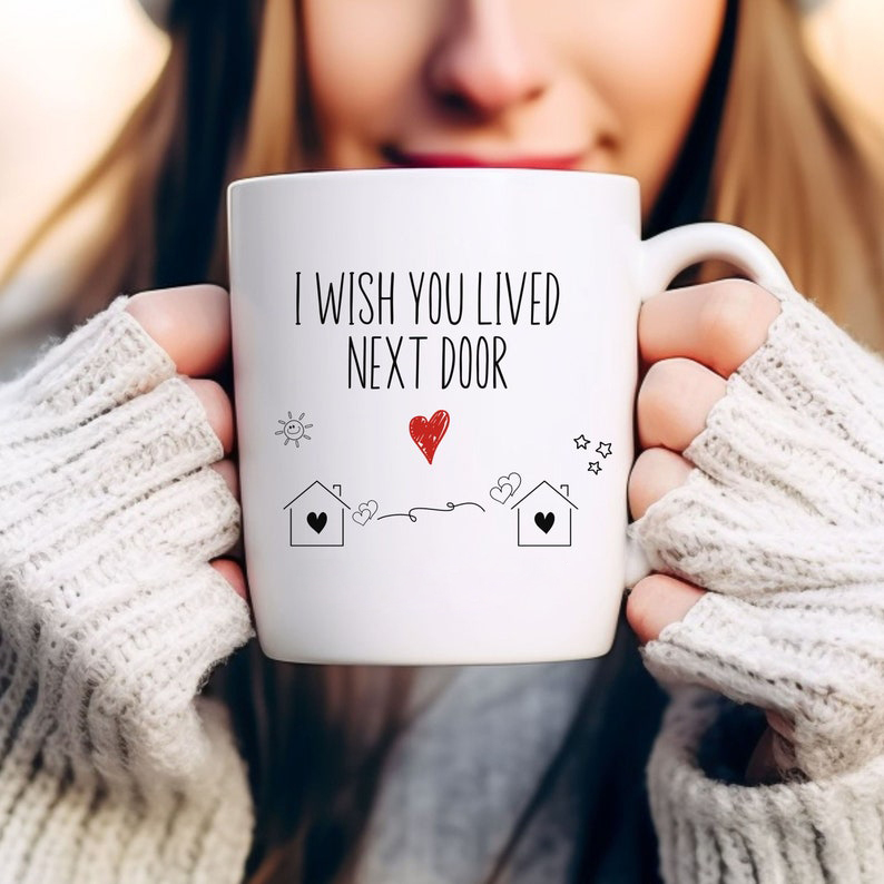 Long Distance Friendship, Moving Away Present Tea Mug