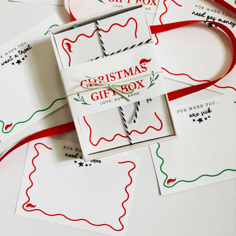 🎁CHRISTMAS GIFT CARD BOX FOR TEENS!🎅🏼📚THE BEST CHRISTMAS GIFT