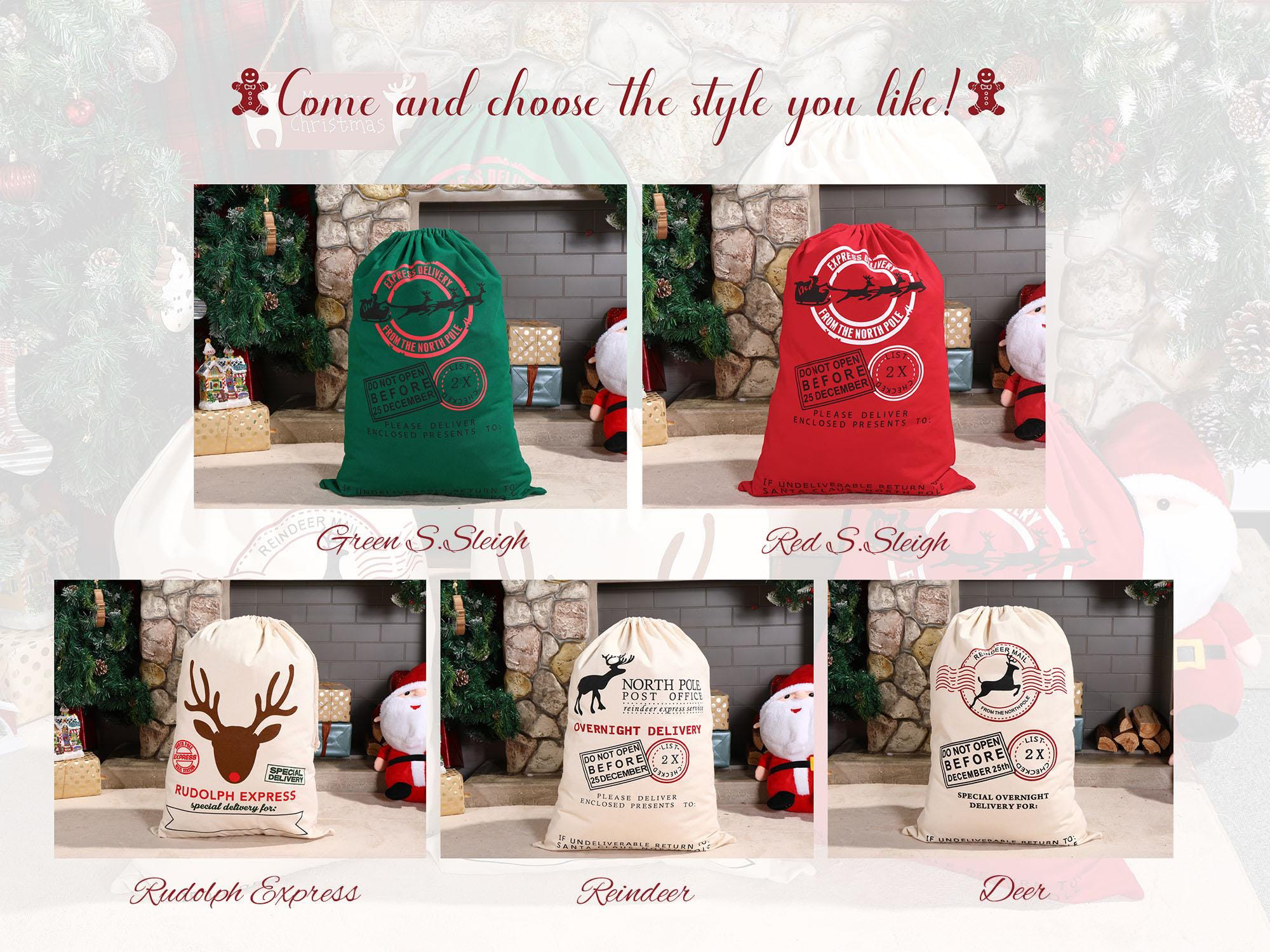 First Christmas Gift,Kids Present Gift Bag