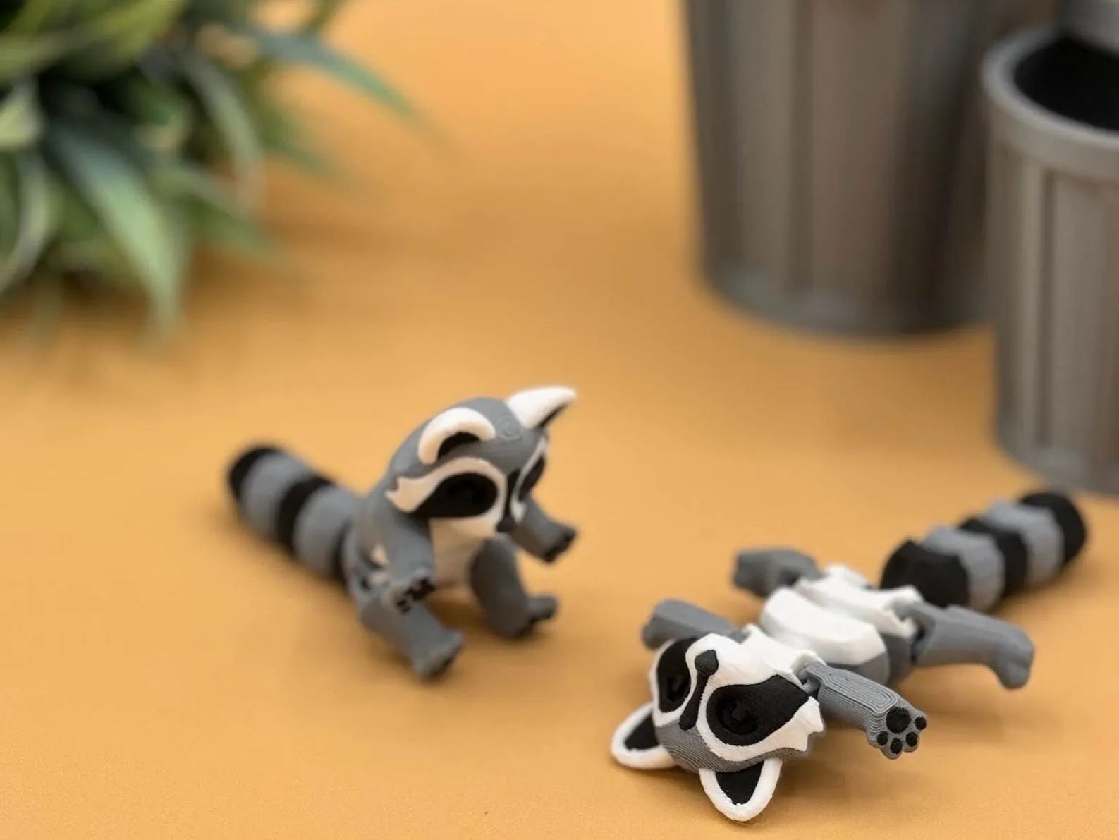 🦝3D Printed Raccoon Fidget