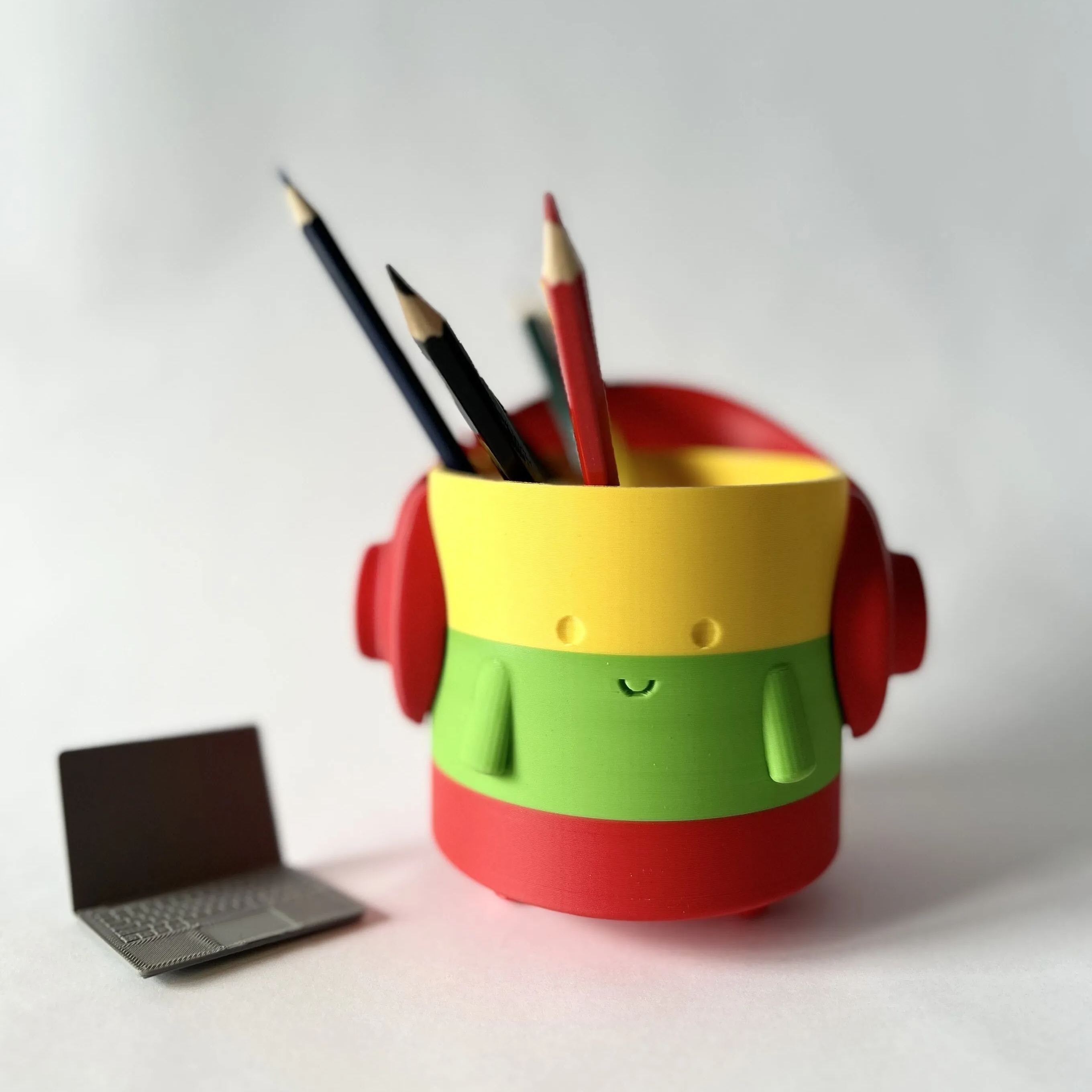 3D Printed Street Guy Pot/ Pen Holder