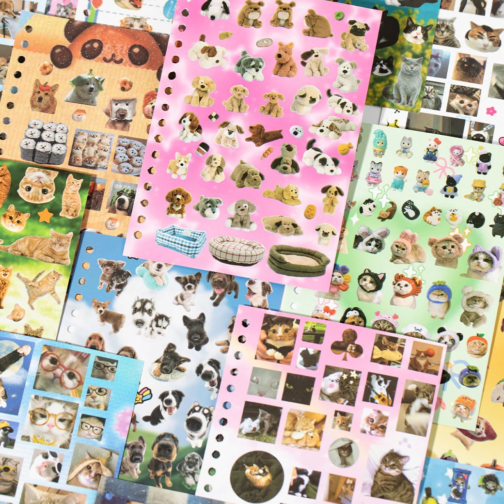 Fluffy Diary Sticker Book