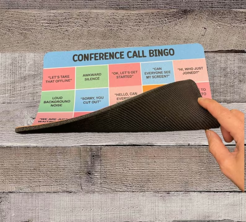 Conference Call Bingo Mouse Pad