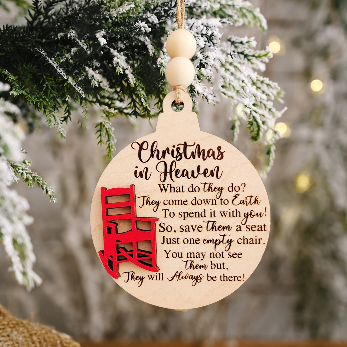 Christmas in Heaven Ornament
