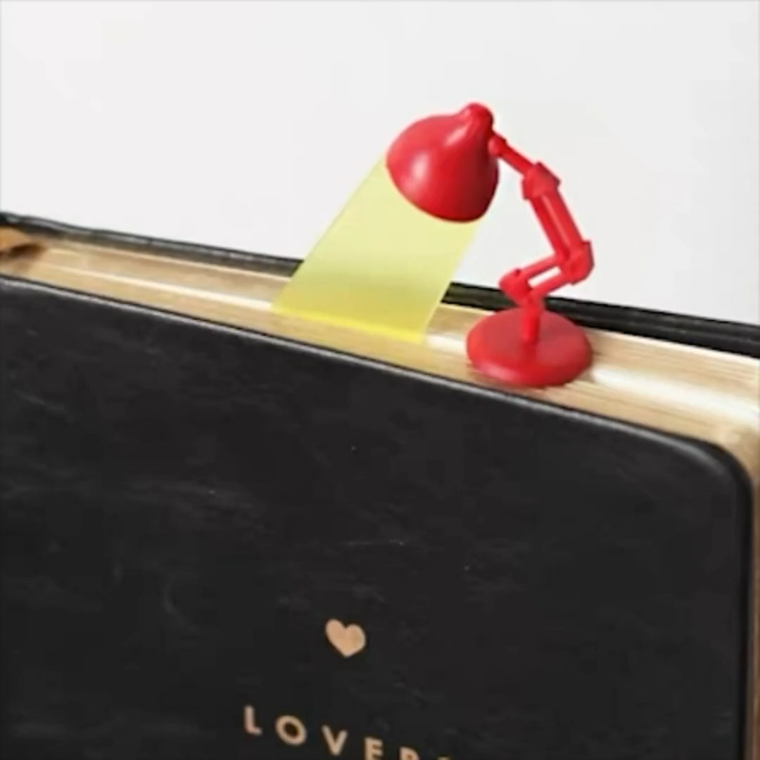 Cute Handmade Lamp Bookmark