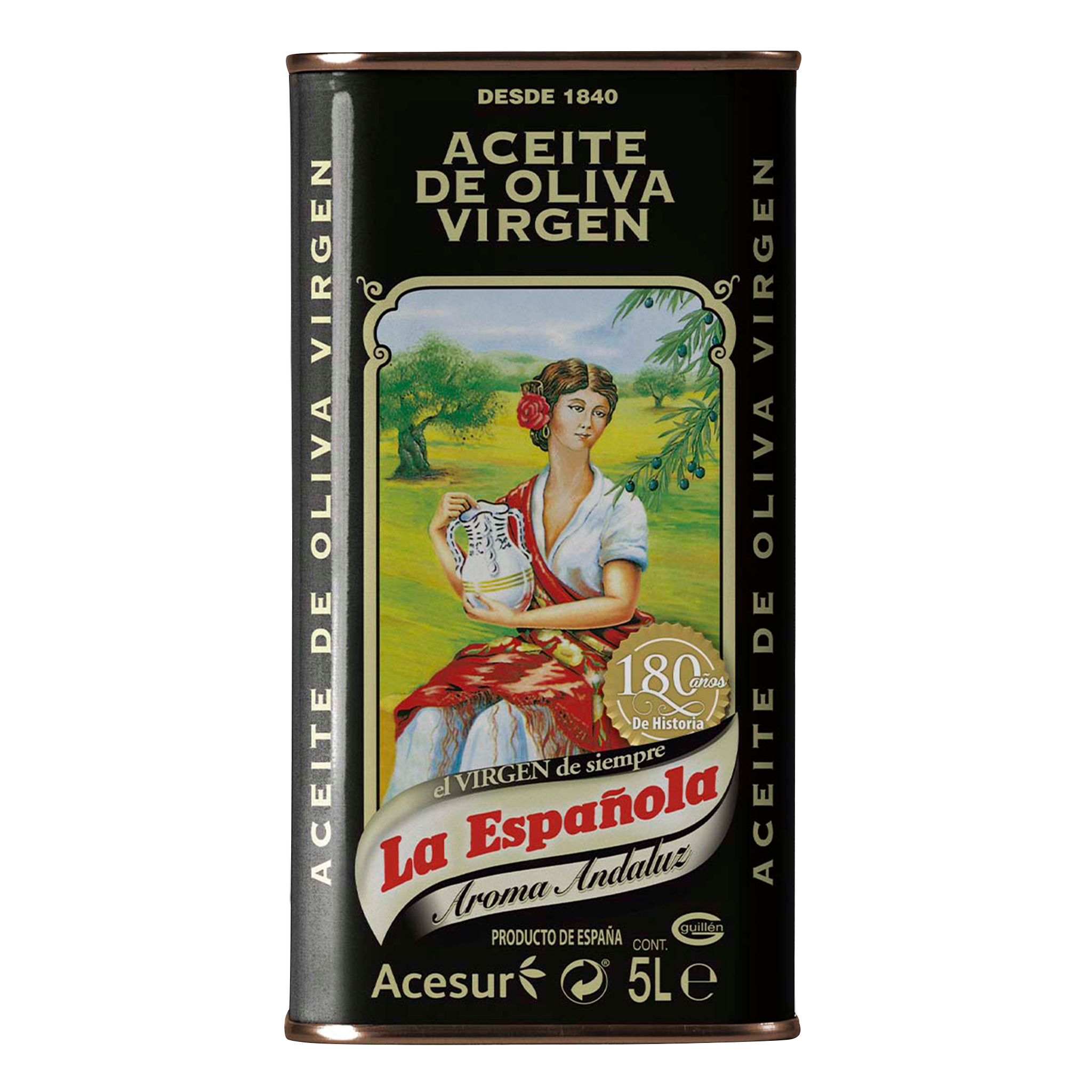 Aceite de Oliva Virgen Aroma Andaluz La Española en Lata 5L