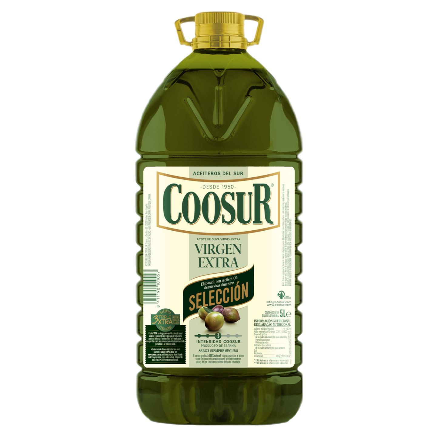 Garrafa Aceite de Oliva Virgen Extra Selección 5L