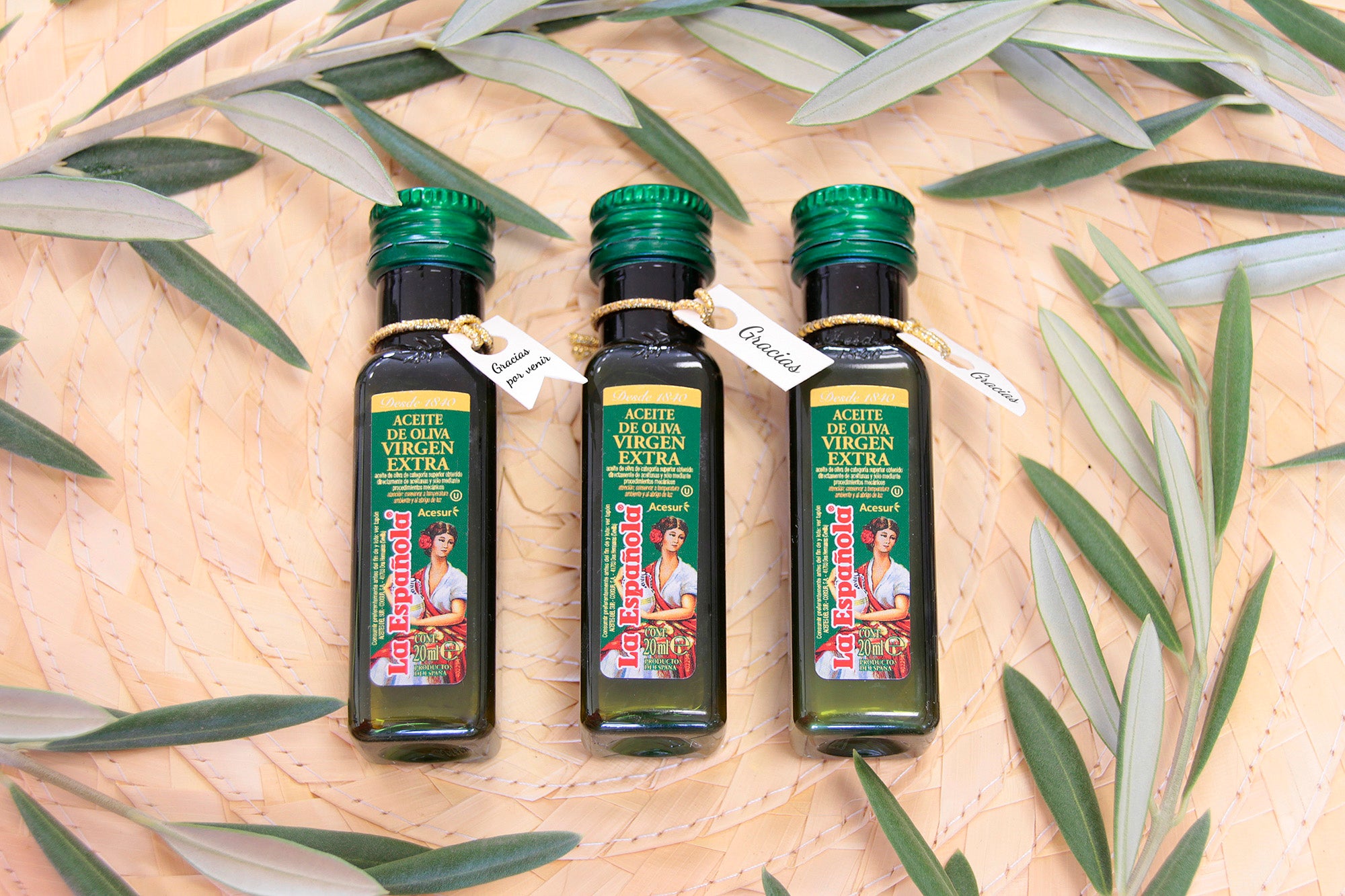 Aceite de Oliva Virgen Extra 200 Miniaturas de 20ml