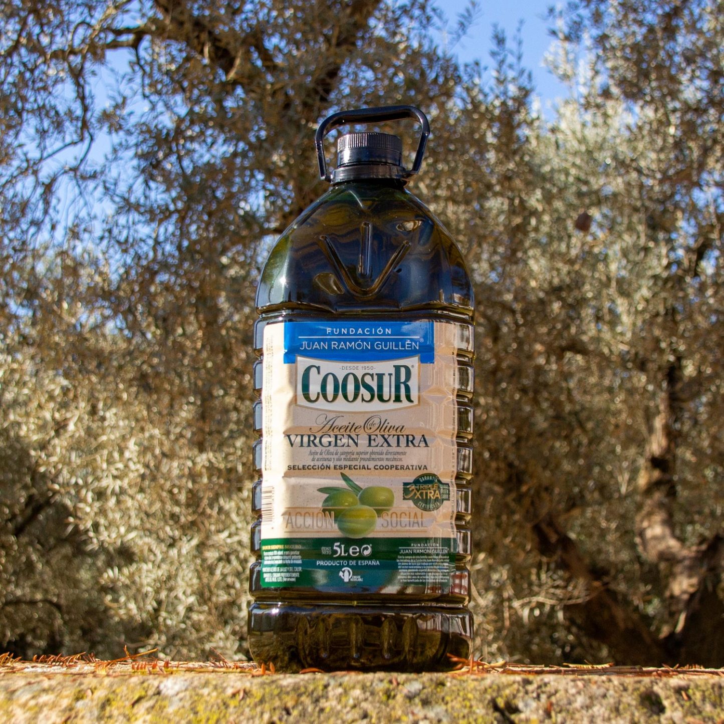 ceite de oliva virgen extra selección especial cooperativa FJRG 5L