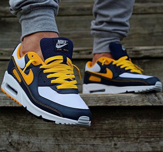 2025 Hot Sale Sneakers (in University Gold and Midnight Navy)