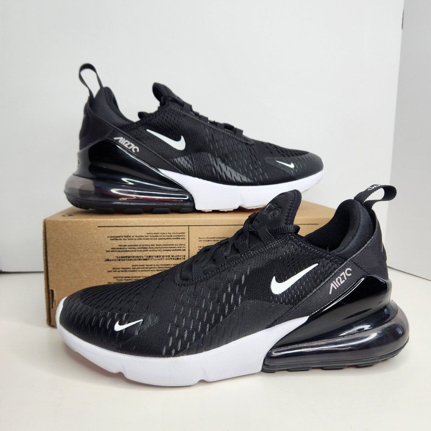 Unisex Black White Trainers