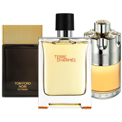 3 Perfumes Terre d'Hermès, Azzaro Wanted, Tom Ford Noir Extreme (Eau de Parfum)