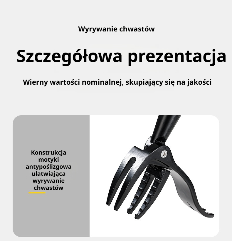Usuwanie chwastów bez schylania się