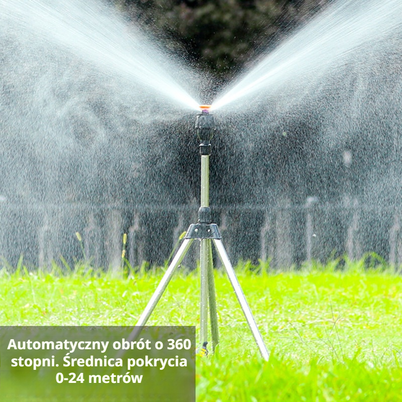 Automatic rotating sprinkler irrigation spray garden watering artifact green lawn sprinkler 360 degr