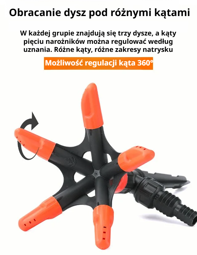 Montaż dyszy do automatycznego zraszacza