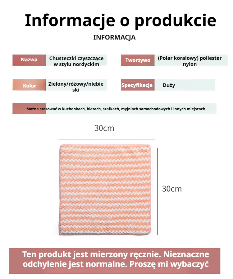 Lazy Kitchen – ściereczka do szybkiego osuszania naczyń