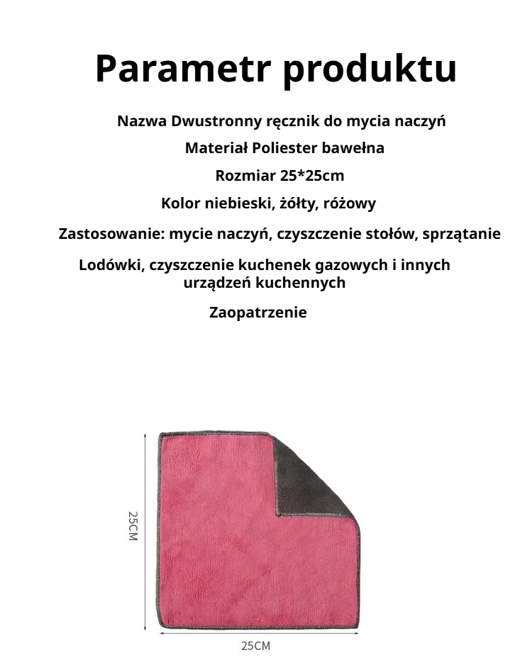 Trwała i miękka ścierka do sprzątania domu