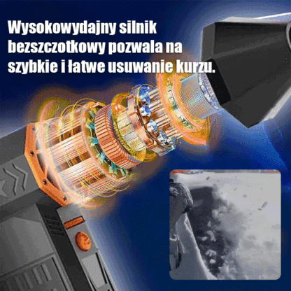 【Wysoka moc 5000 W】 Termiczna dmuchawa do śniegu