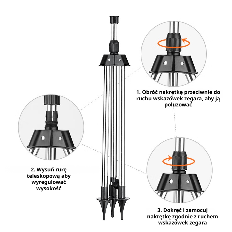 Automatic rotating sprinkler irrigation spray garden watering artifact green lawn sprinkler 360 degr