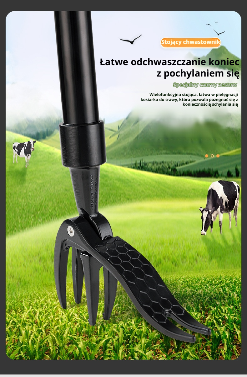 Wyrywacz chwastów bez schylania się na trawniku