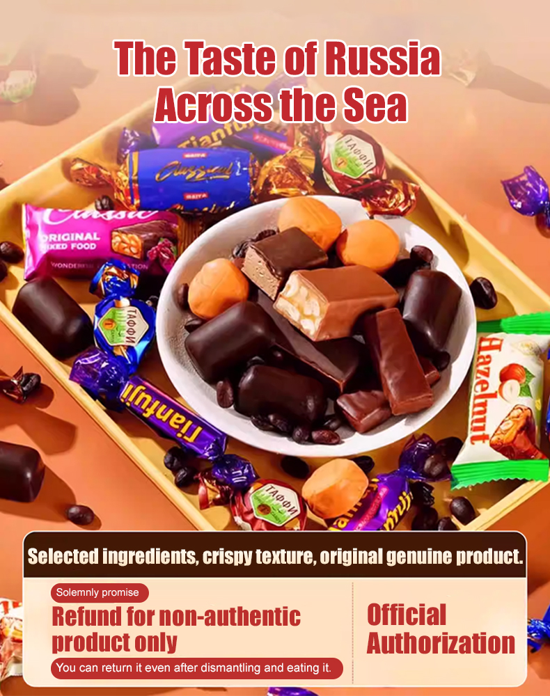 【Last 3 days, 50% off!】 Russian Imported Assorted Chocolate Candies