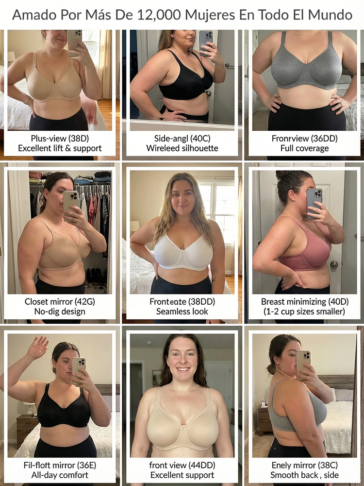 【💑Say goodbye to sagging breasts and effectively reduce underarm fat.】 Non-wired lift bra that makes a large bust appear smaller.