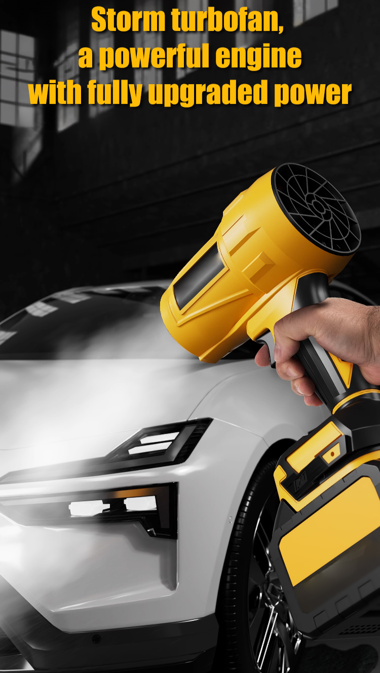 【German Craftsmanship, 10-Year Quality Warranty】Industrial Brushless Lithium Battery Electric Blower