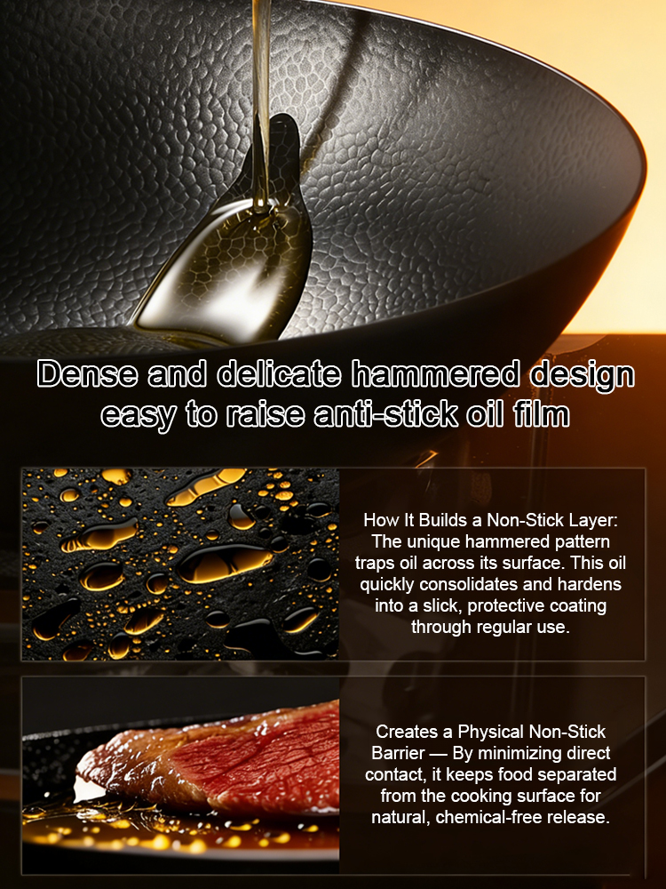 【No Seasoning Required, 10x Refund if Rusty】The artisanal iron wok from Iwate, Japan — a UNESCO-listed heritage craft.🍲One-time purchase, lifetime use