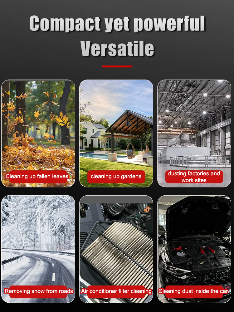 【German Craftsmanship, 10-Year Quality Warranty】Industrial Brushless Lithium Battery Electric Blower