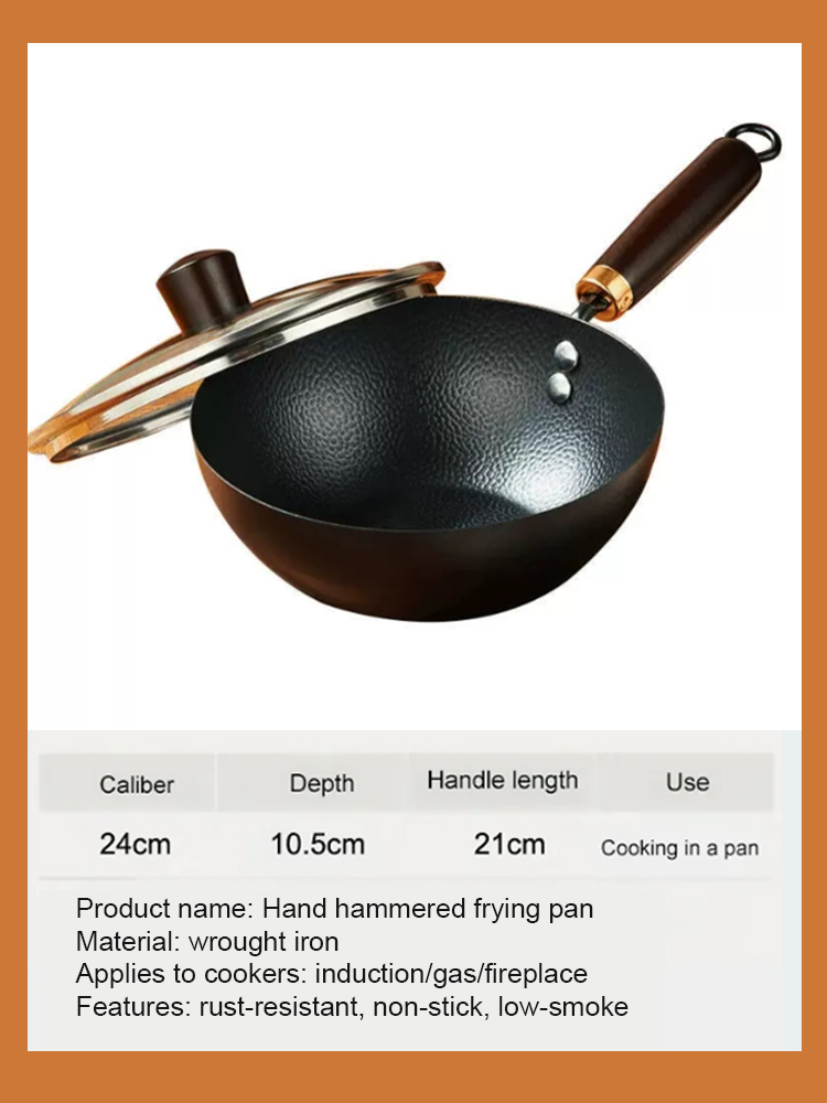 【No Seasoning Required, 10x Refund if Rusty】The artisanal iron wok from Iwate, Japan — a UNESCO-listed heritage craft.🍲One-time purchase, lifetime use