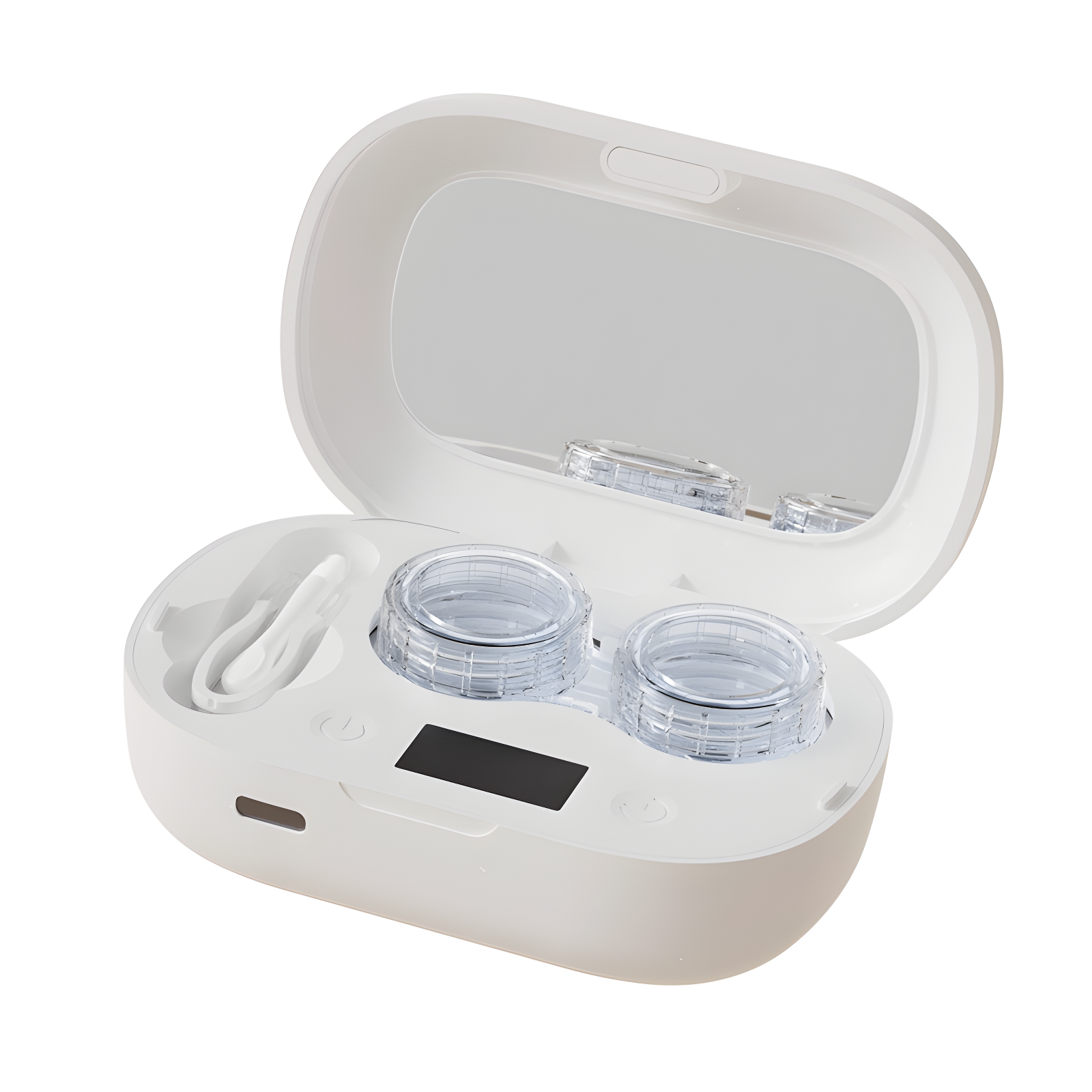 Cleaning box contact lens cleaner rechargeable portable beauty lens box ultrasonic mini high frequen