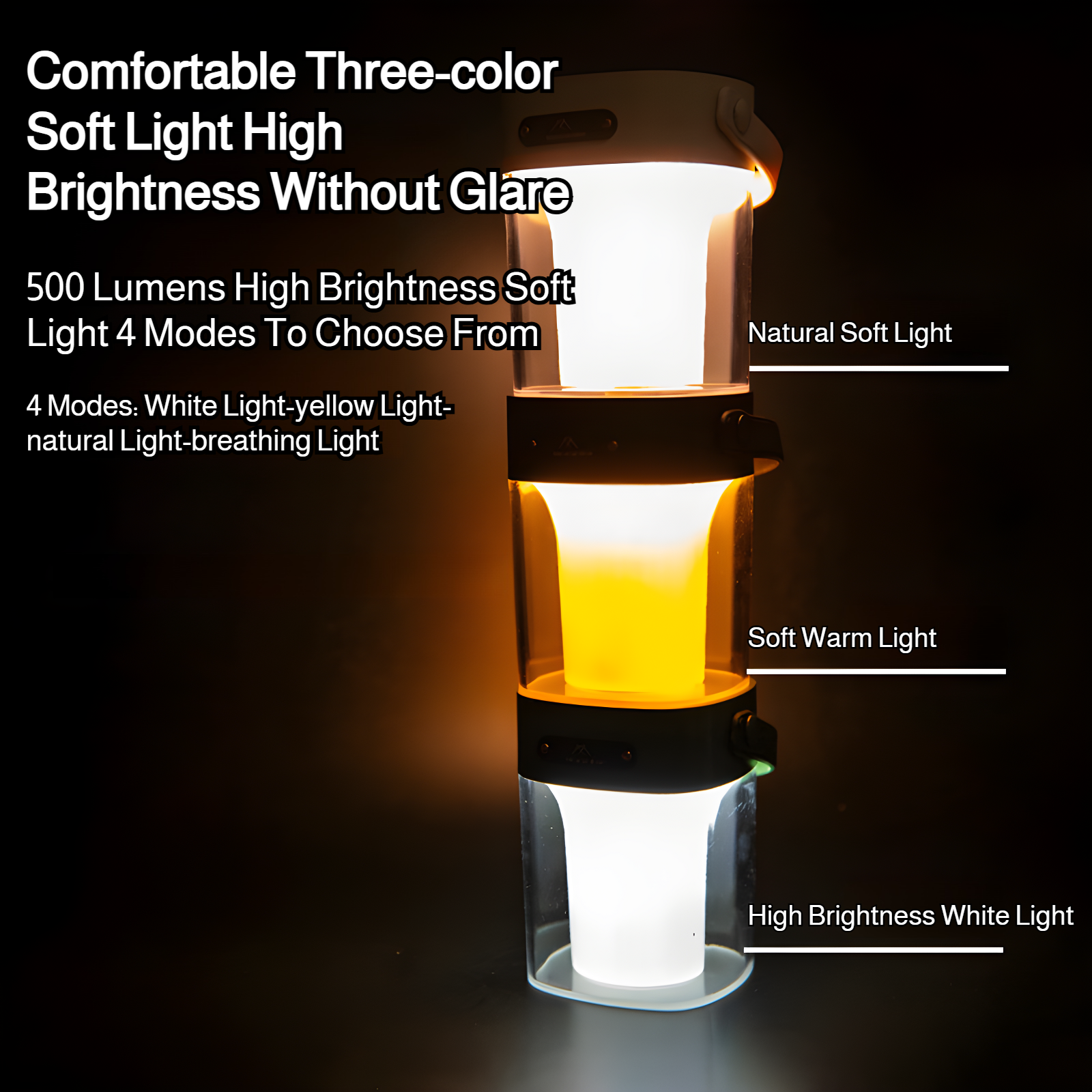 Three-color adjustable mosquito lamp for bedroom