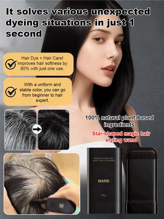 【One tube lasts for six months; ten times the money back if ineffective.】Plant black hair stick