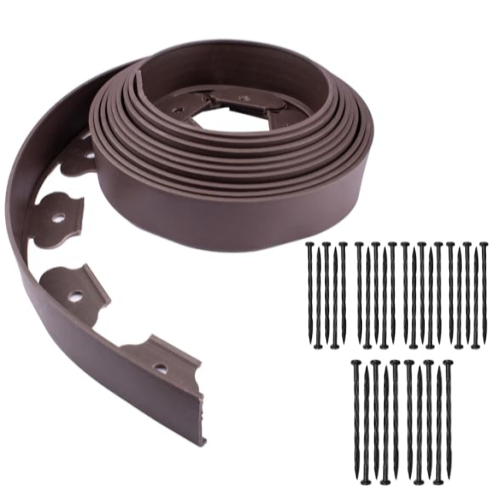 Garden edge strip retaining board grass stone isolation belt multiple sizes lawn tree circle 5m 10m 