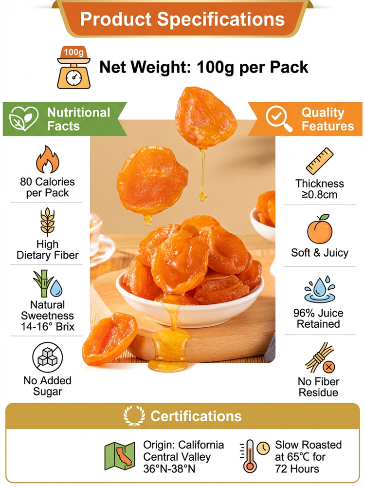 【❤️Limited supply for 20 days, miss it and you'll have to wait another year.】California Specialty Dried Apricots