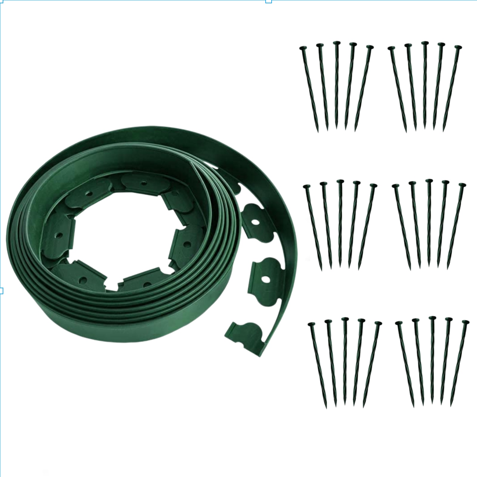 Garden edge strip retaining board grass stone isolation belt multiple sizes lawn tree circle 5m 10m 