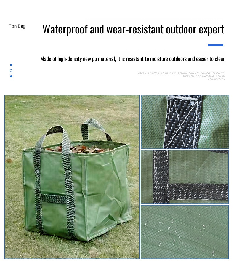Plant collection bag for outdoor gardening