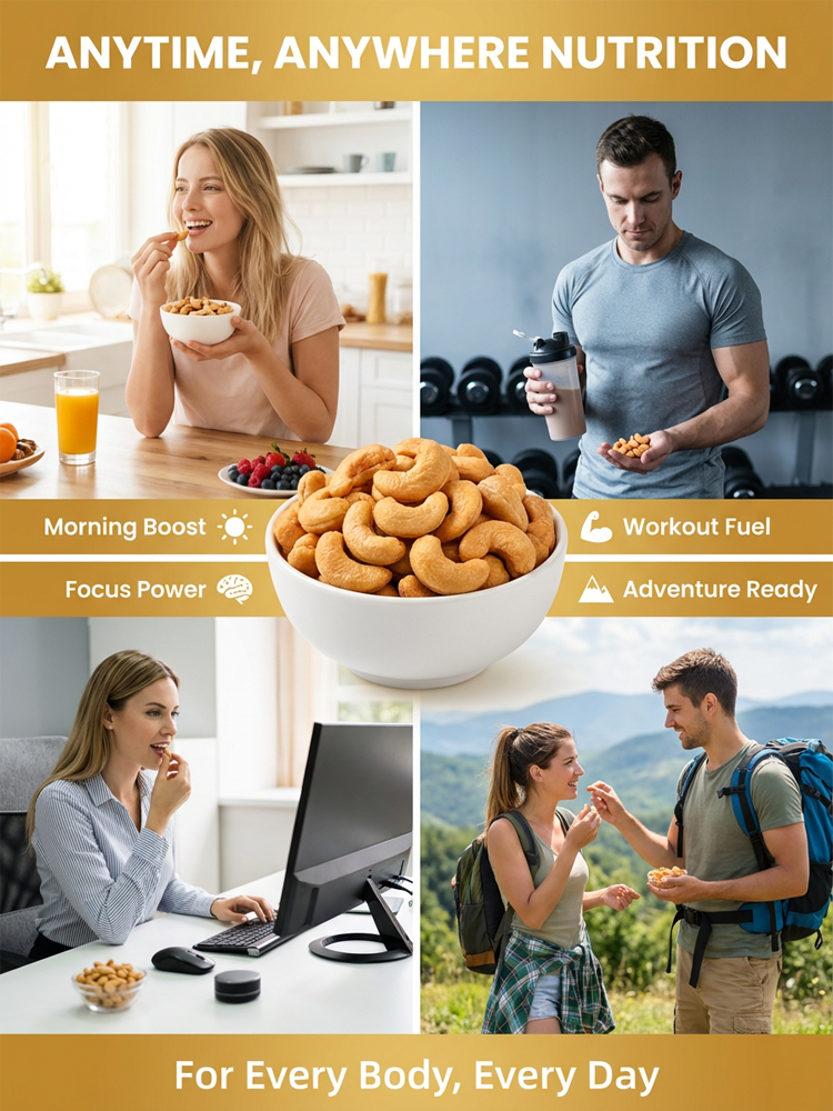  【🥜🥜Only 300 left — miss it and wait another year!】Premium Vietnamese W240 Cashews, freshly harvested with incredibly rich and plump flesh! ✨