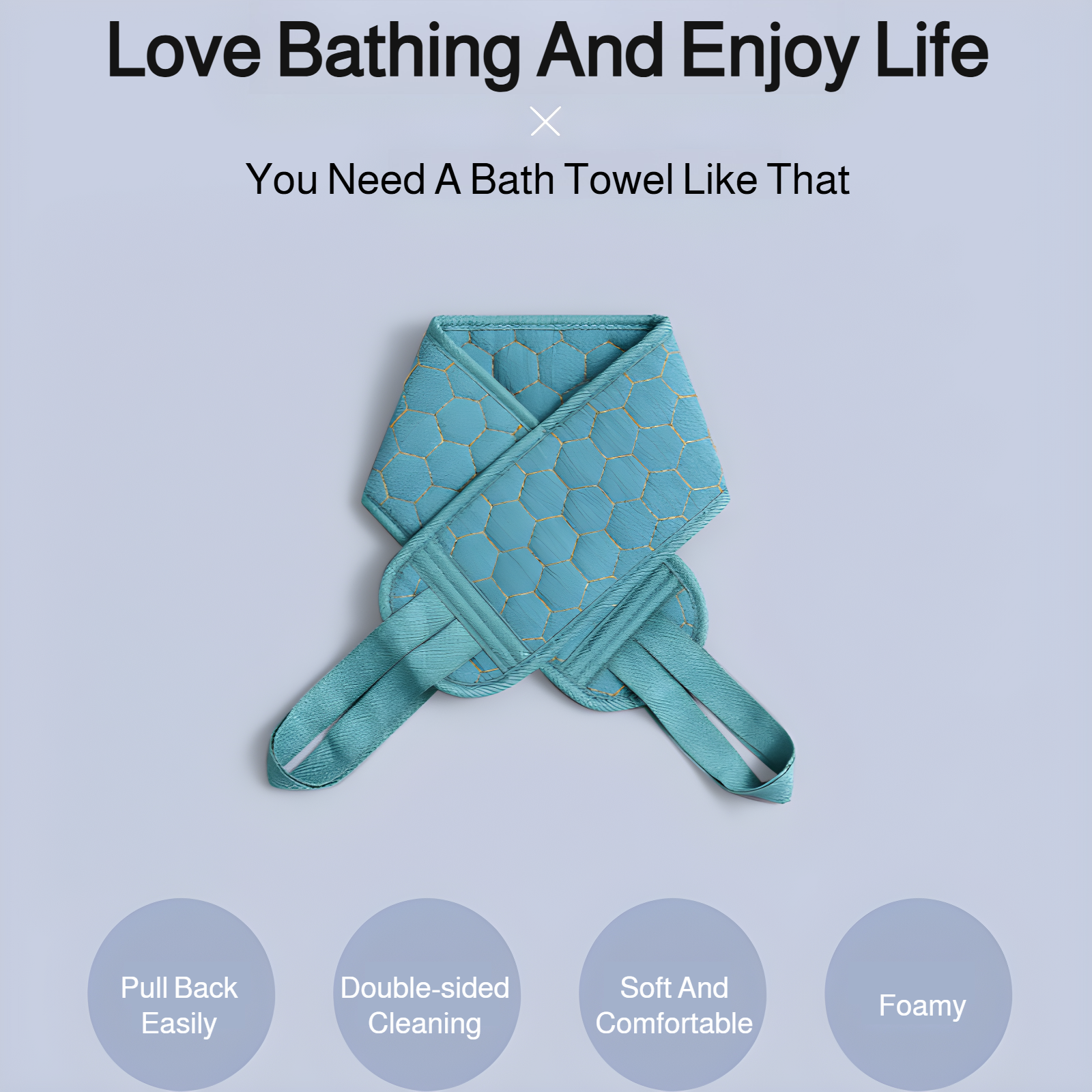 Pull-back strip design for easy back cleaning