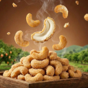 Charcoal-roasted cashews