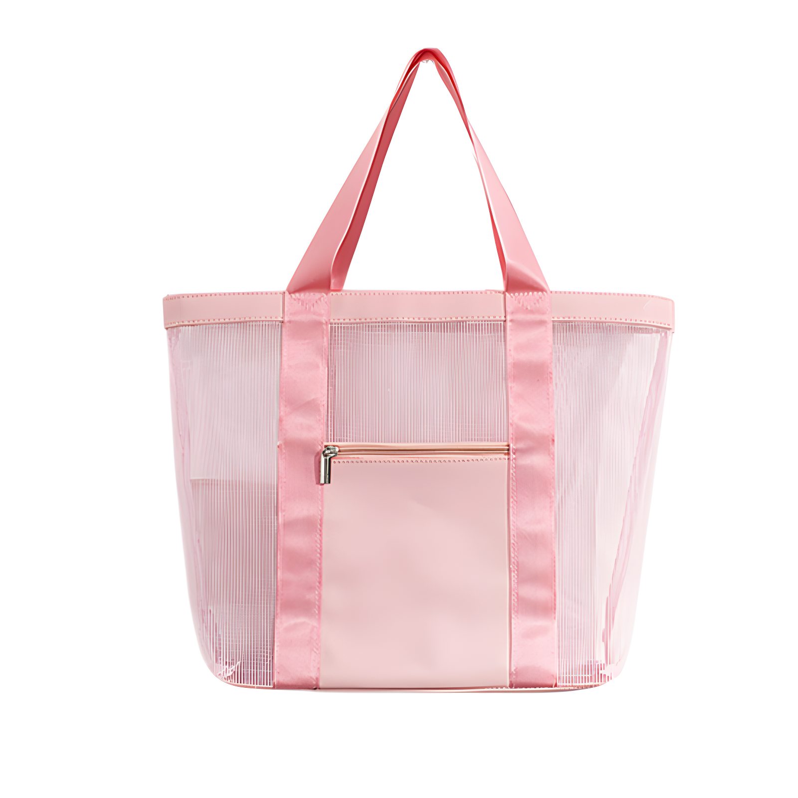 New travel beach bag storage bag portable outdoor storage bag wash swimming bag PVC grid shoulder 