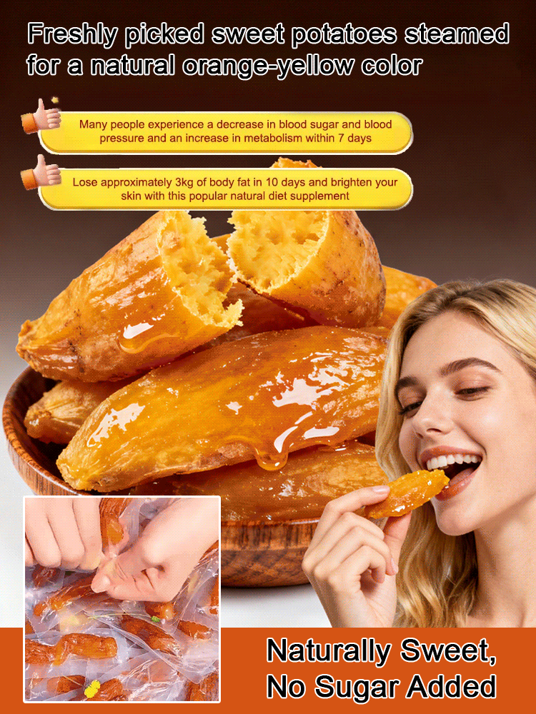 【Only available for 20 days a year! Don't miss it, or you'll have to wait another year!】Zero Sugar Double-Steamed Sweet Potato✨Full refund if it doesn't taste good