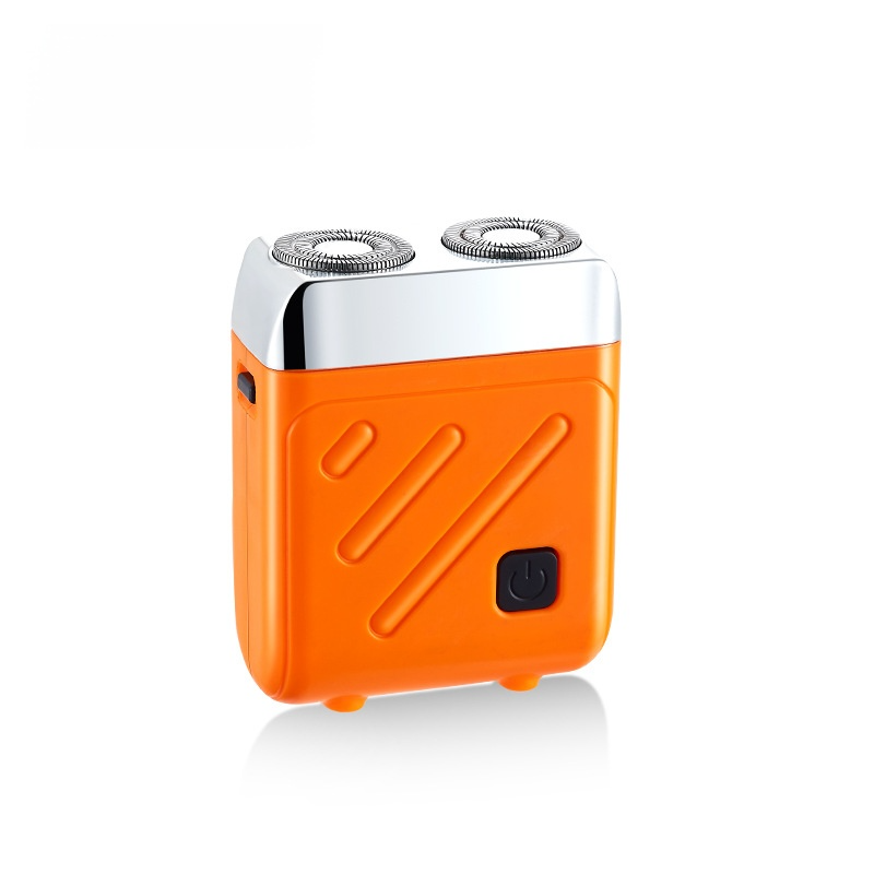 【Shave in 3 seconds, without leaving any black dots.】 Double-head portable electric shaver